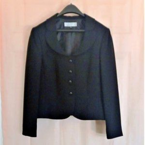 TAHARI  Black Peter Pan Collar Bolero blazer size 12